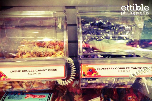 Dylan's Candy Bar Creme Brulee Candy Corn and Blueberry Cobbler Candy Corn